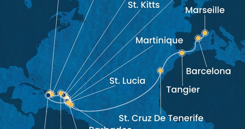 Trasa plavby CFS-PTP21A0E