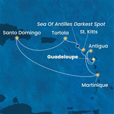 Costa Fascinosa - Nizozemské Antily, Panenské o. (britské), Dominikán.rep. (Pointe-a-Pitre)