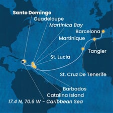 Costa Fascinosa - Dominikán.rep., Nizozemské Antily, Španělsko, Maroko (Santo Domingo)