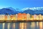 Mariahilf and Nordkette in Innsbruck - shutterstock_16438649201