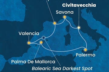 Costa Pacifica - Itálie, Francie, Španělsko (z Civitavecchie)