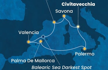 Costa Pacifica - Itálie, Francie, Španělsko (z Civitavecchie)