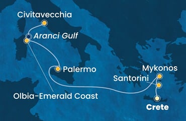 Costa Pacifica - Řecko, Itálie (Heraklion)