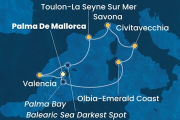 Costa Pacifica - Španělsko, Itálie, Francie (Palma de Mallorca)