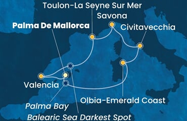 Costa Pacifica - Španělsko, Itálie, Francie (Palma de Mallorca)