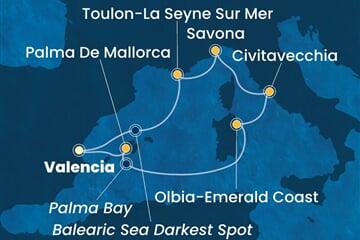 Costa Pacifica - Španělsko, Itálie, Francie (Valencie)