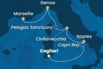 Costa Smeralda - Itálie, Francie (Cagliari)
