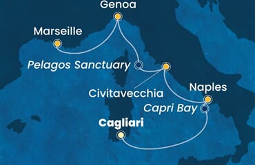 Costa Smeralda - Itálie, Francie (Cagliari)