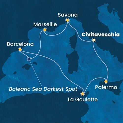 Trasa plavby CPA-CIV07A75