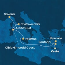 Costa Pacifica - Řecko, Itálie (Heraklion)