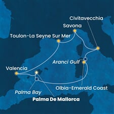 Costa Pacifica - Španělsko, Itálie, Francie (Palma de Mallorca)