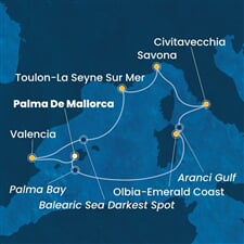 Costa Pacifica - Španělsko, Itálie, Francie (Palma de Mallorca)