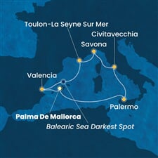 Costa Pacifica - Španělsko, Itálie, Francie (Palma de Mallorca)