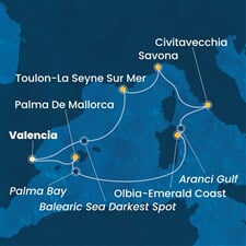 Costa Pacifica - Španělsko, Itálie, Francie (Valencie)