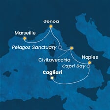 Costa Smeralda - Itálie, Francie (Cagliari)