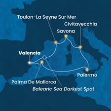 Costa Pacifica - Španělsko, Itálie, Francie (Valencie)