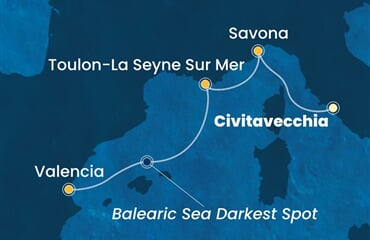 Costa Pacifica - Itálie, Francie, Španělsko (z Civitavecchie)