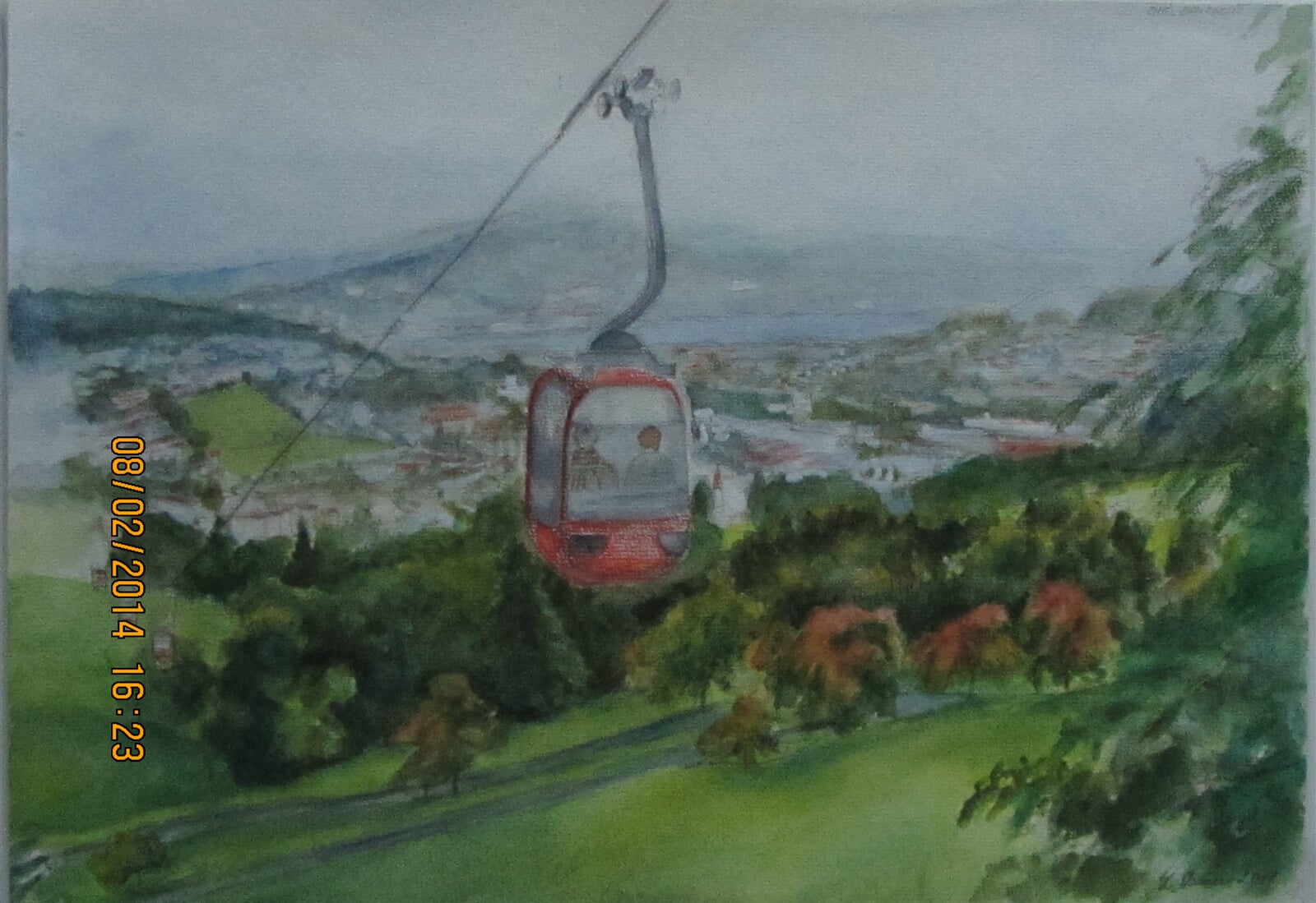 Libor Bauer: Švýcarsko, 29 × 42 cm
