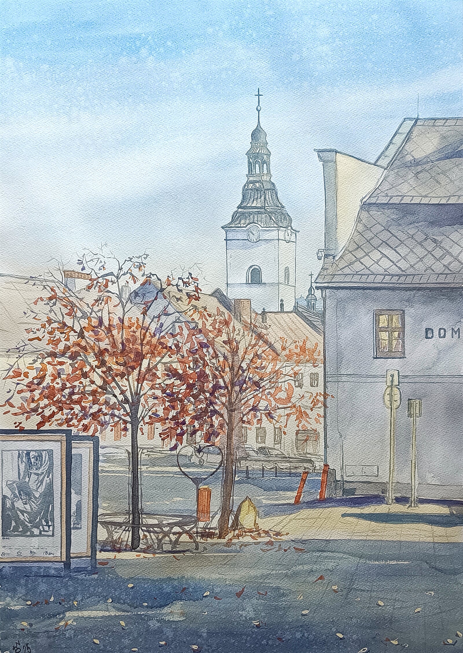 Blažena Niemcová : Jablunkov, 70 × 50 cm