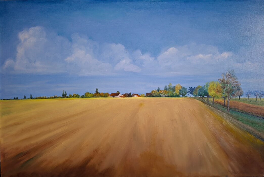 Malý Živonín, 60x90 cm, olej, Vlasta Polívková