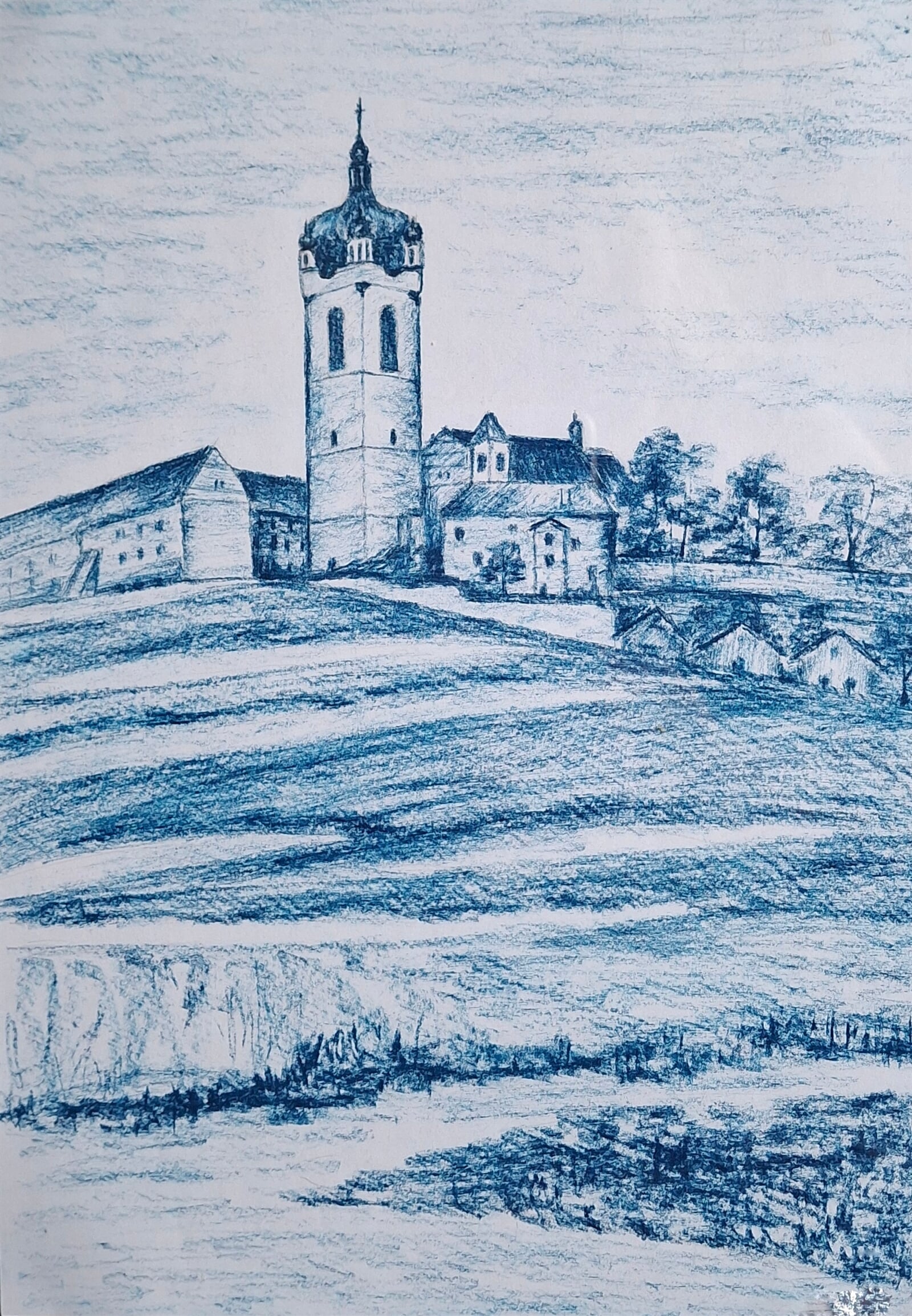 Vlasta Polívková: Mělník, 29 × 21 cm