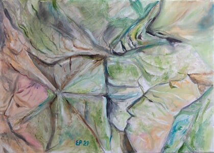 9 Faces of rock, 50 x 70, 2021