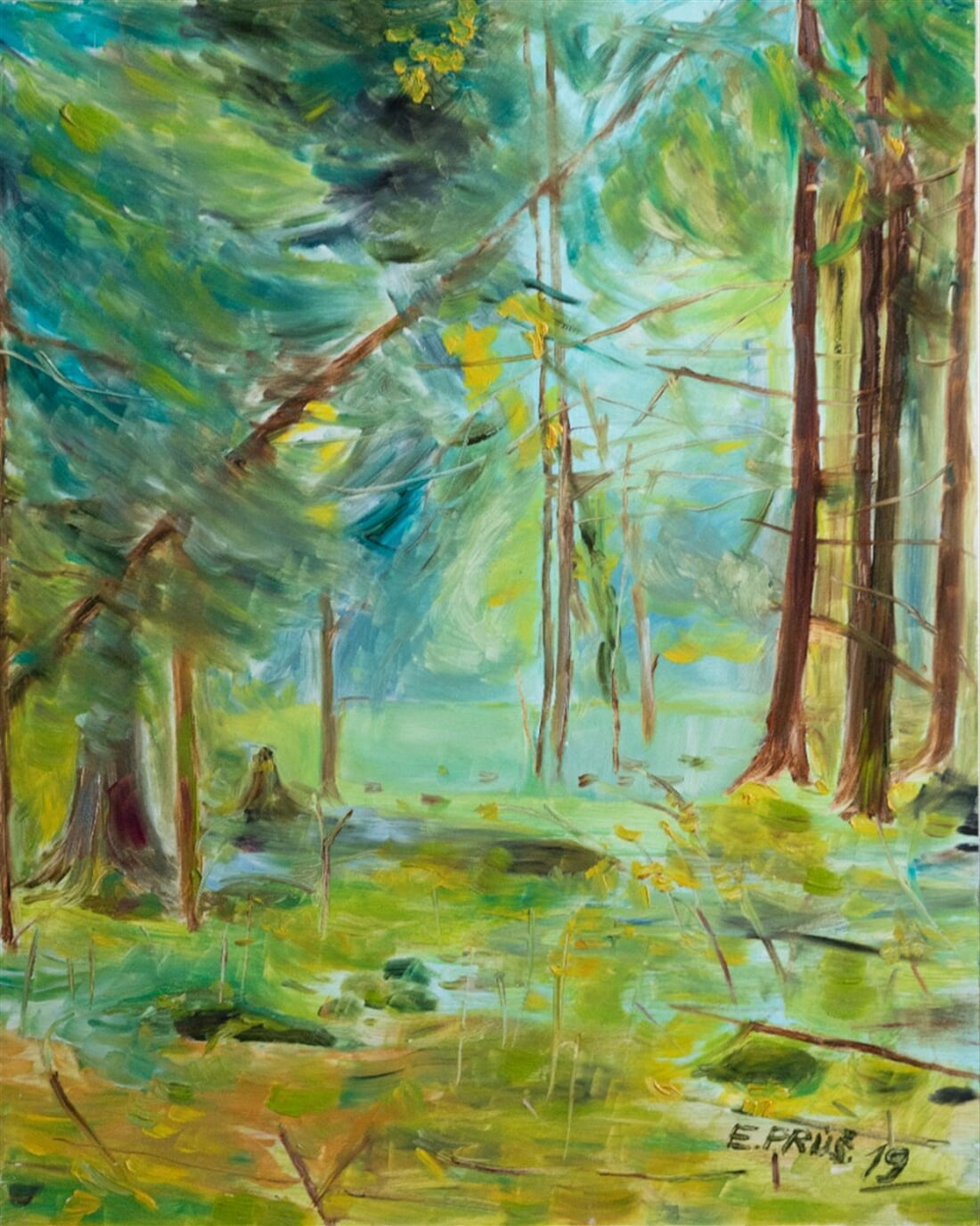 160 Deep forest, 40 x 50, 2019