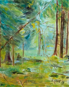 160 Deep forest, 40 x 50, 2019