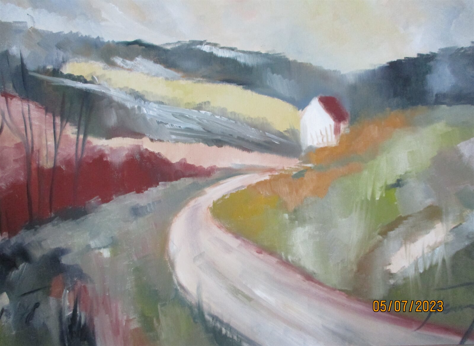 Jaroslava Jáněová: Jílové u Prahy, 50 × 70 cm