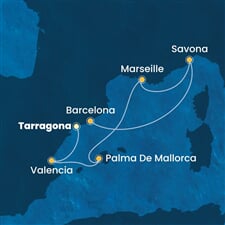 Costa Diadema - Španělsko, Francie, Itálie (Tarragona)