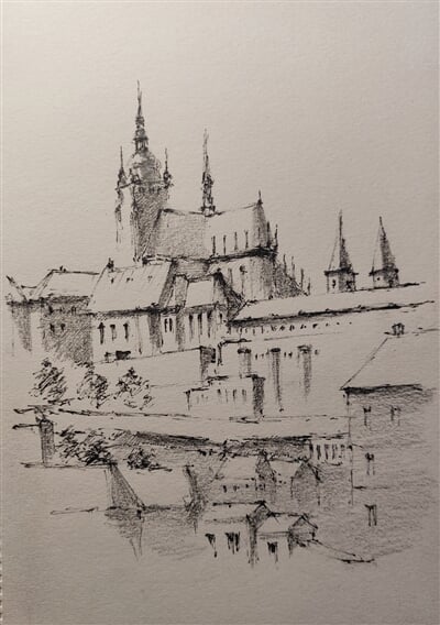 Pražský hrad s katedrálou sv. Víta