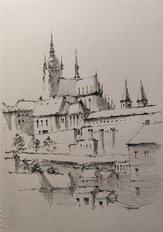 Pražský hrad s katedrálou sv. Víta
