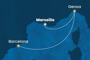 Costa Favolosa - Francie, Itálie, Španělsko (z Marseille)