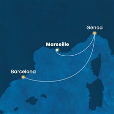 Costa Favolosa - Francie, Itálie, Španělsko (z Marseille)