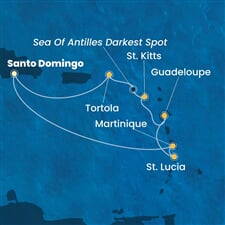 Costa Fascinosa - Dominikán.rep., Nizozemské Antily, Panenské o. (britské) (Santo Domingo)