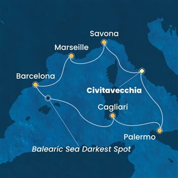 Trasa plavby CSM-CIV07A7D
