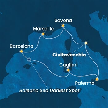 Trasa plavby CSM-CIV07A7F