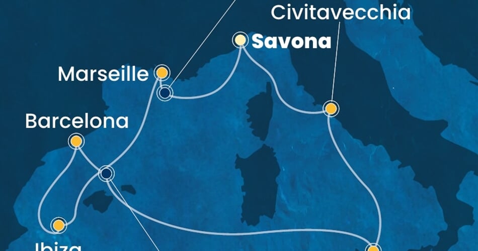 Trasa plavby CSM-SVN07A6J