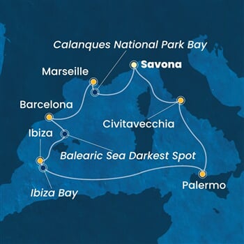 Trasa plavby CSM-SVN07A6L