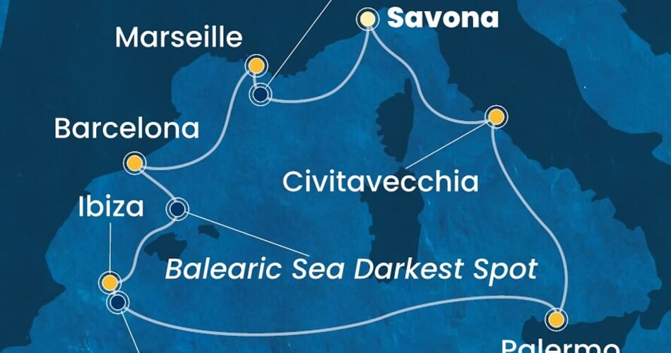 Trasa plavby CSM-SVN07A6L