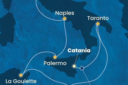 Costa Fascinosa - Itálie, Malta, Tunisko (Catania)