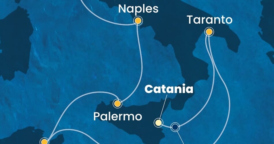 Trasa plavby CFS-CTA06A0A