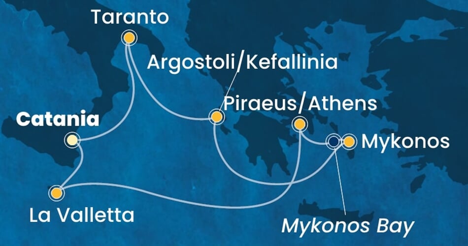 Trasa plavby CFS-CTA07A0V