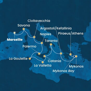 Trasa plavby CFS-MRS11A0L