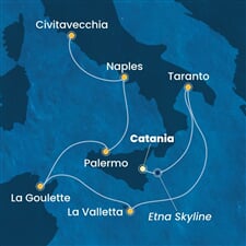 Costa Fascinosa - Itálie, Malta, Tunisko (Catania)