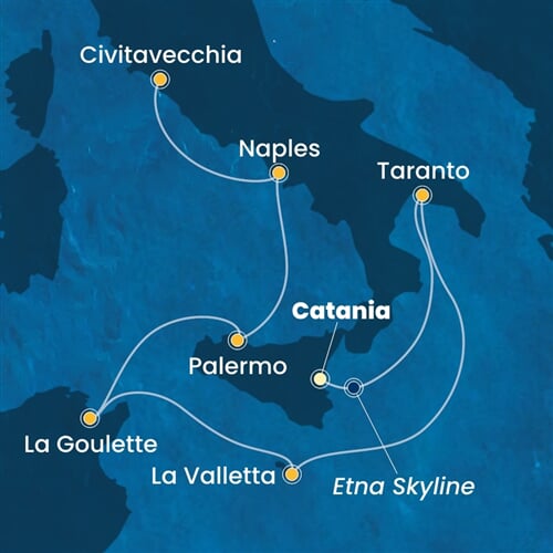 Trasa plavby CFS-CTA06A0A