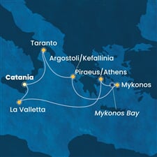 Costa Fascinosa - Itálie, Řecko, Malta (Catania)