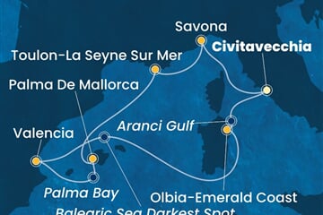 Costa Pacifica - Itálie, Francie, Španělsko (z Civitavecchie)