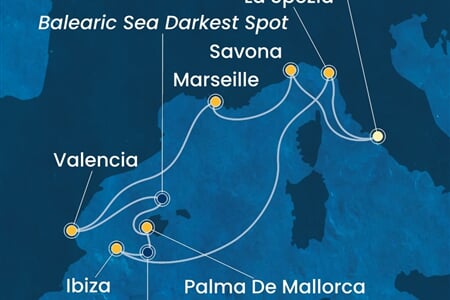 Costa Pacifica - Itálie, Francie, Španělsko (z Civitavecchie)