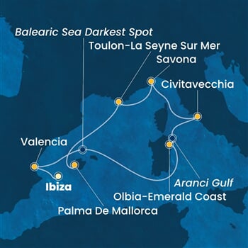 Trasa plavby CPA-IBZ07A02